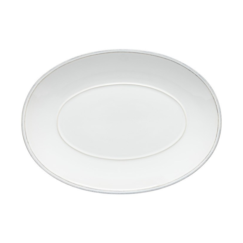 Friso Large White Oval Platter