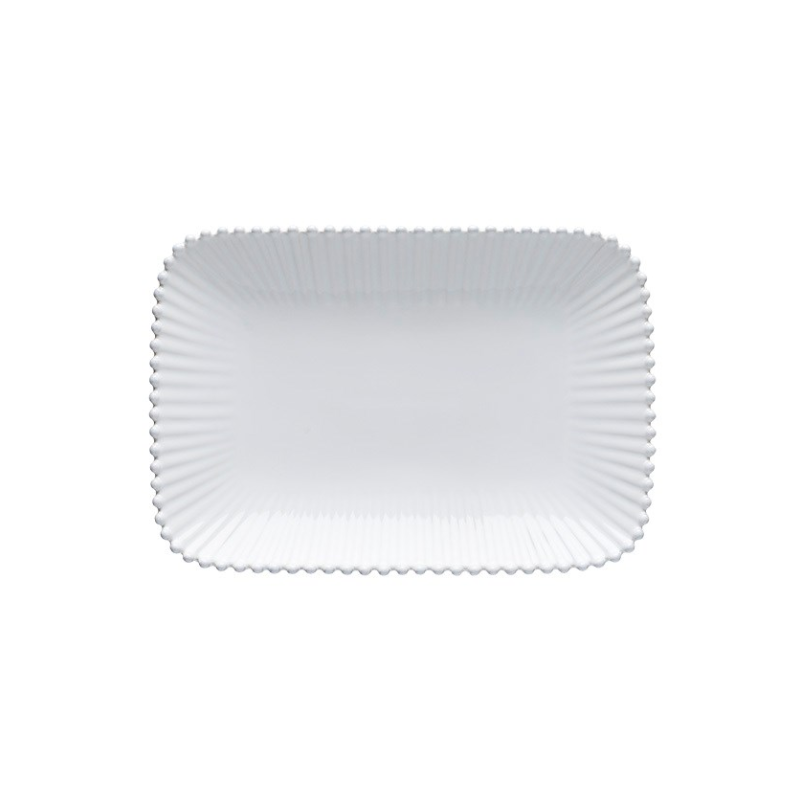 Pearl Medium White Rectangular Platter