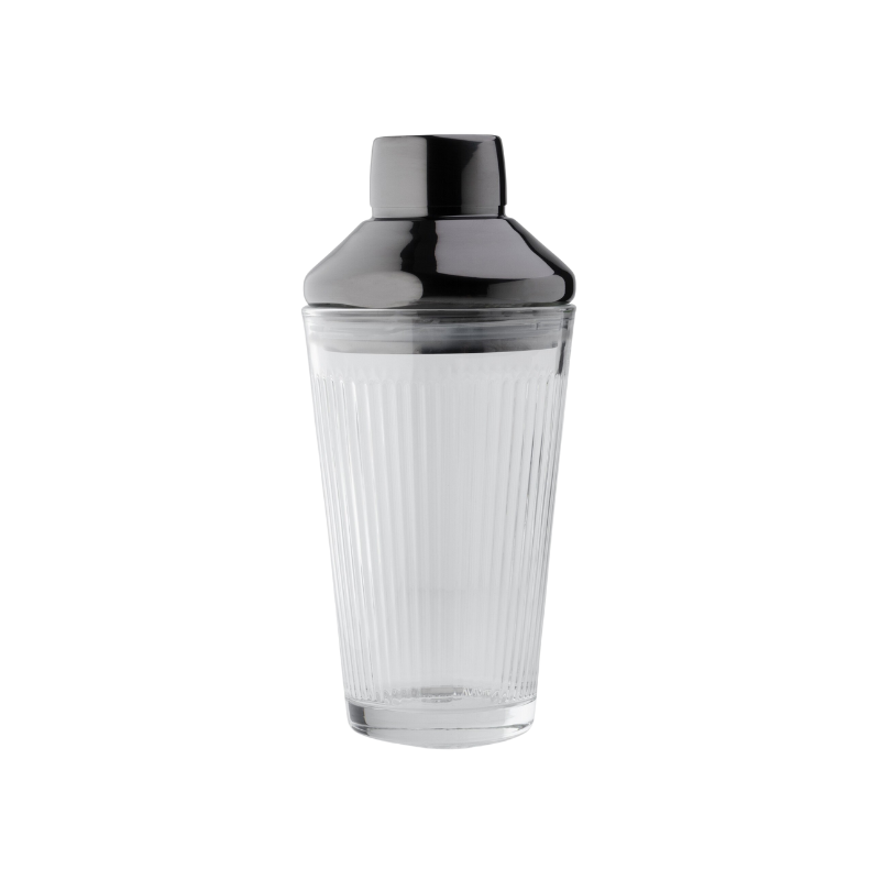 Gunmetal Glass Cocktail Shaker