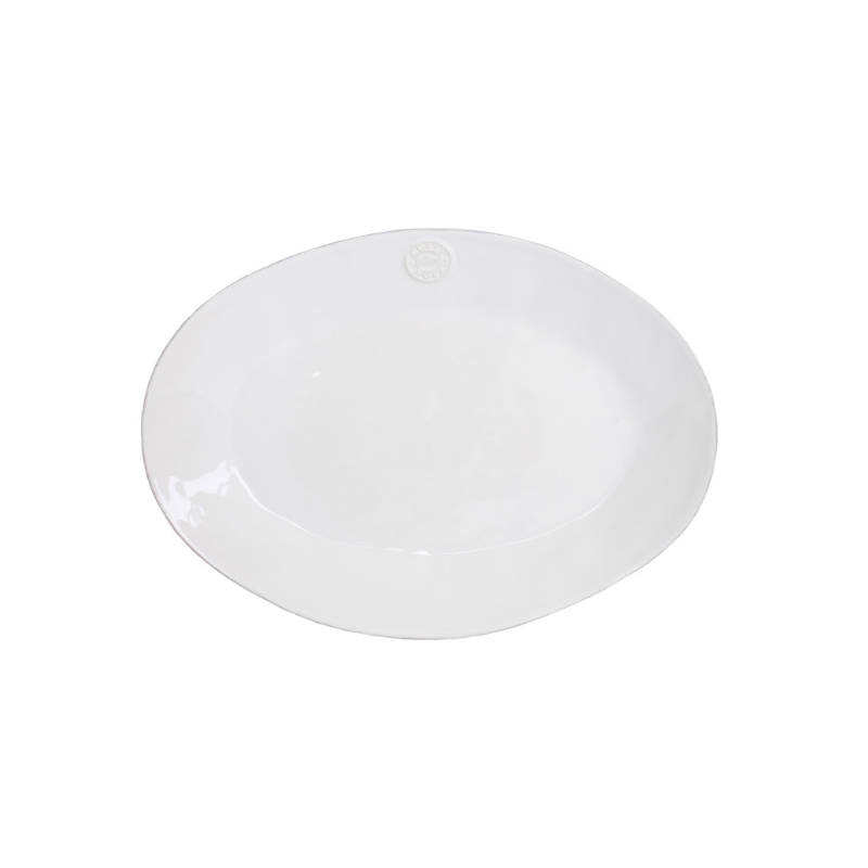 Nova Medium White Oval Platter