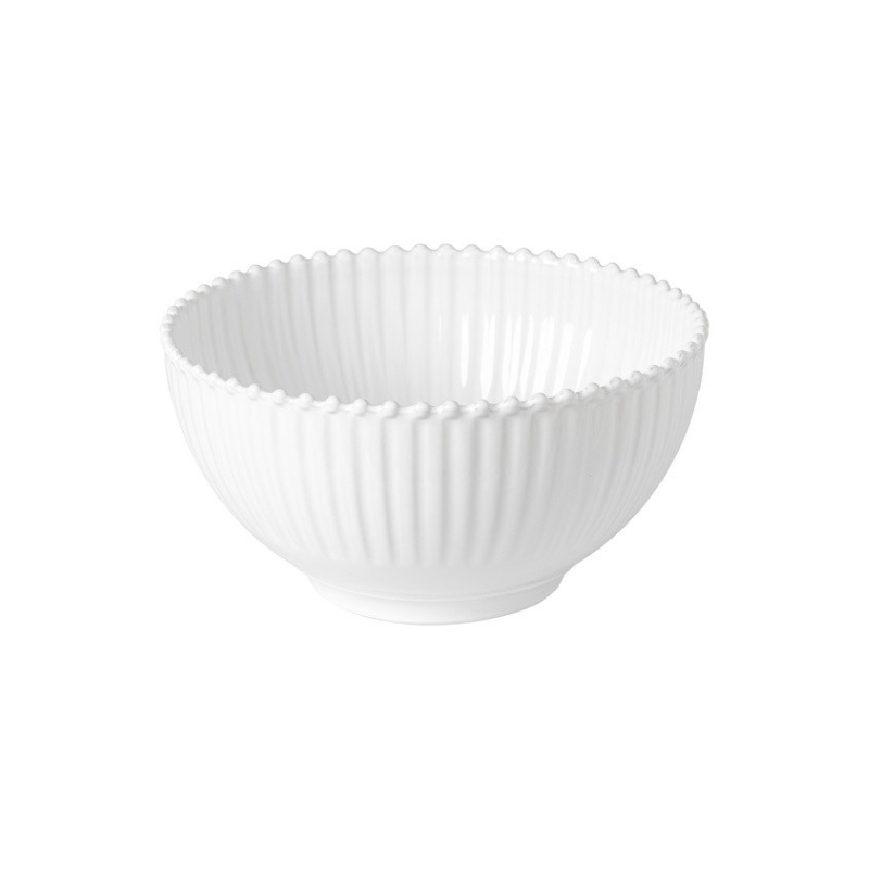 Pearl White Serving Bowl