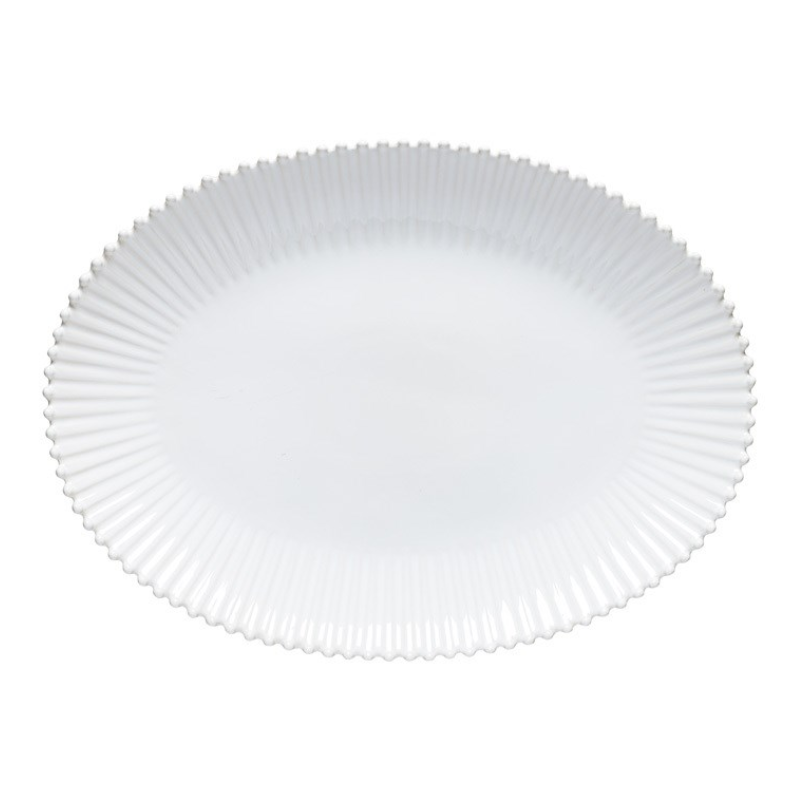 Pearl White Extra Large Oval Platter