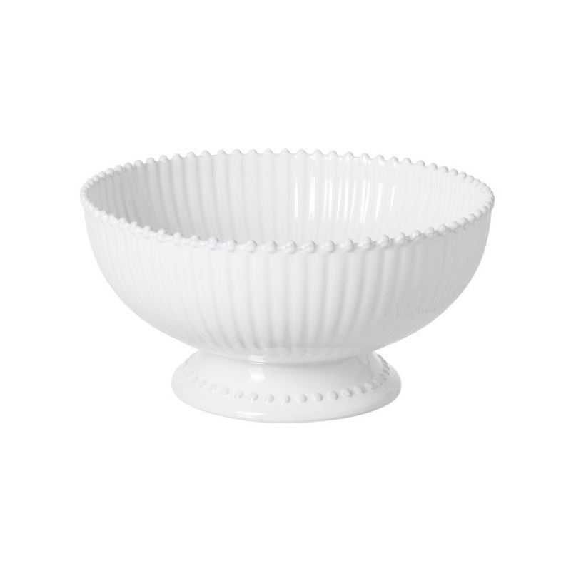 Pearl White Centerpiece Bowl