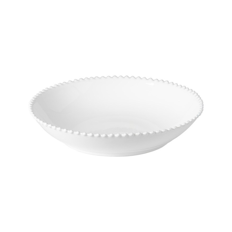 Bol de pâtes blanc nacré