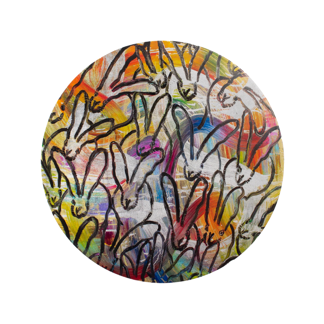 Hunt Slonem Totem Bunnies Placemat