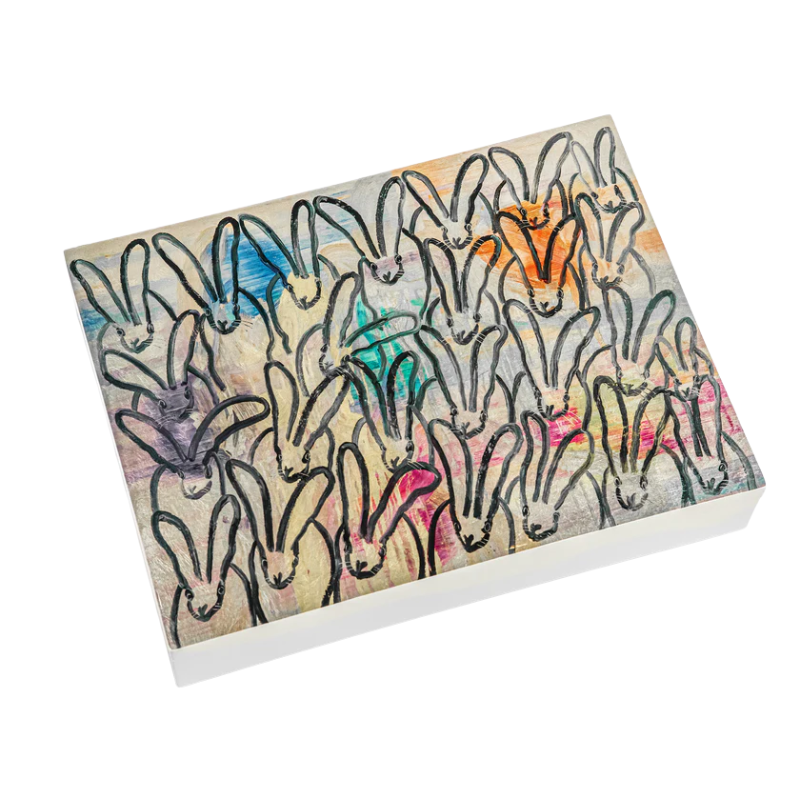 Hunt Slonem Large Ritzy Rabbits Box