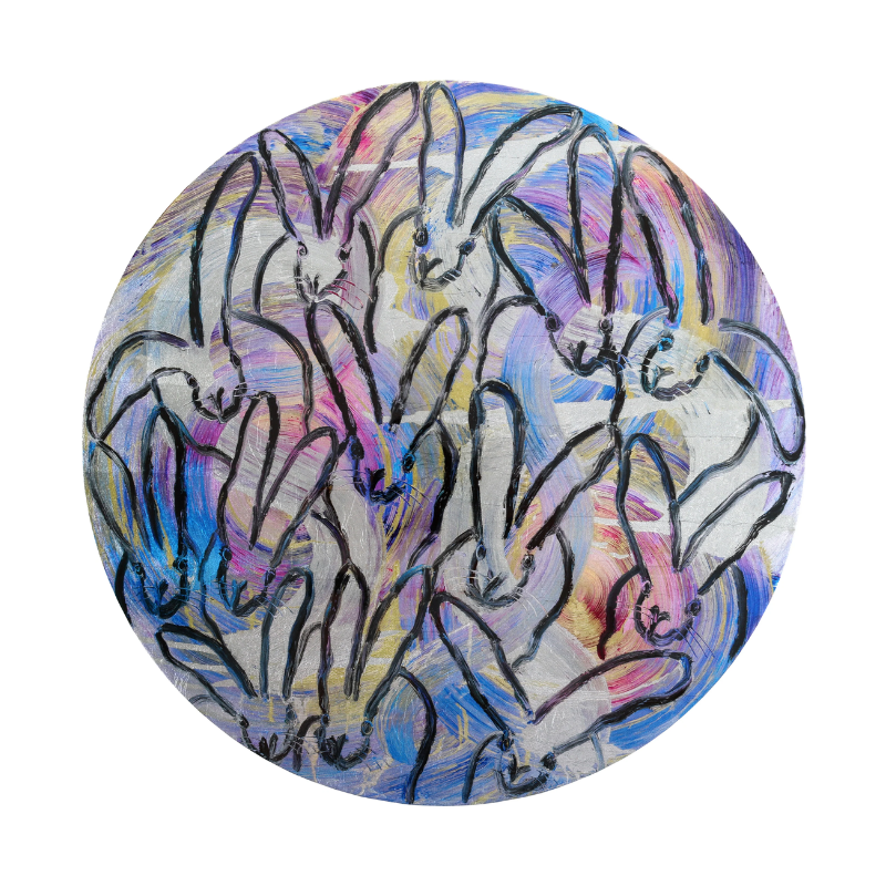 Hunt Slonem Summer Totem Bunnies Placemat