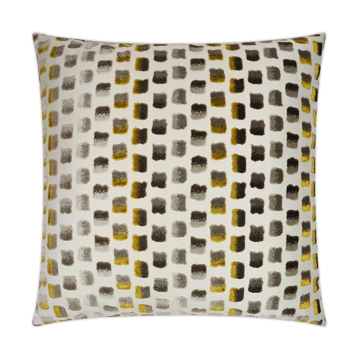 Abstract Mustard Pillow