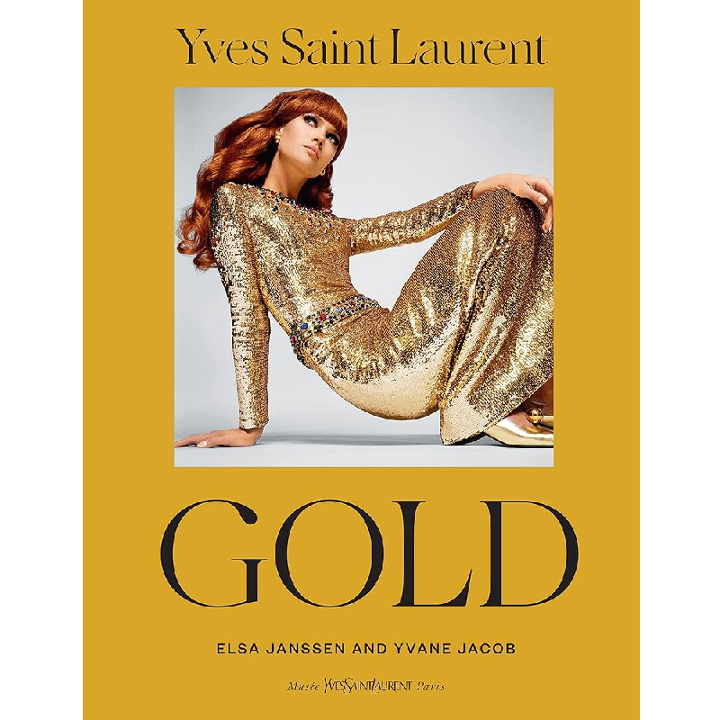 Yves Saint Laurent Gold Coffee Table Book