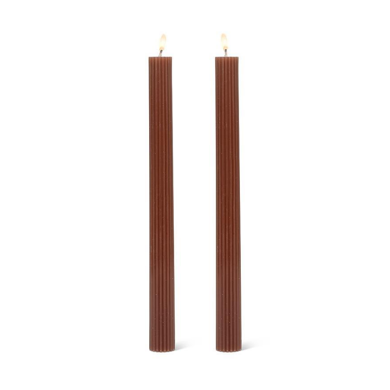 Ridged Taper Candles - Boutique Marie Dumas