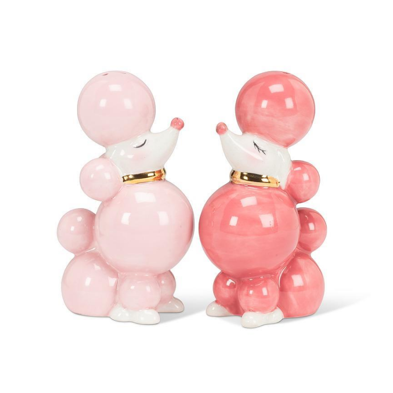 Pink Poodle Salt &amp; Pepper - Boutique Marie Dumas