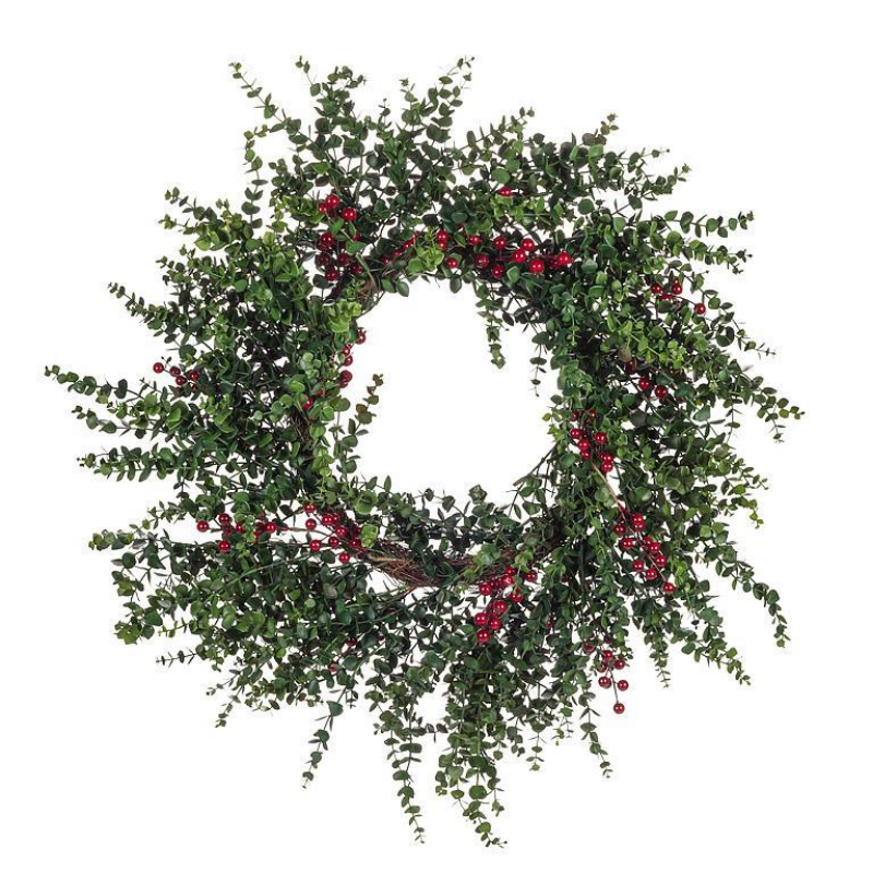 Large Eucalyptus & Berries Wreath