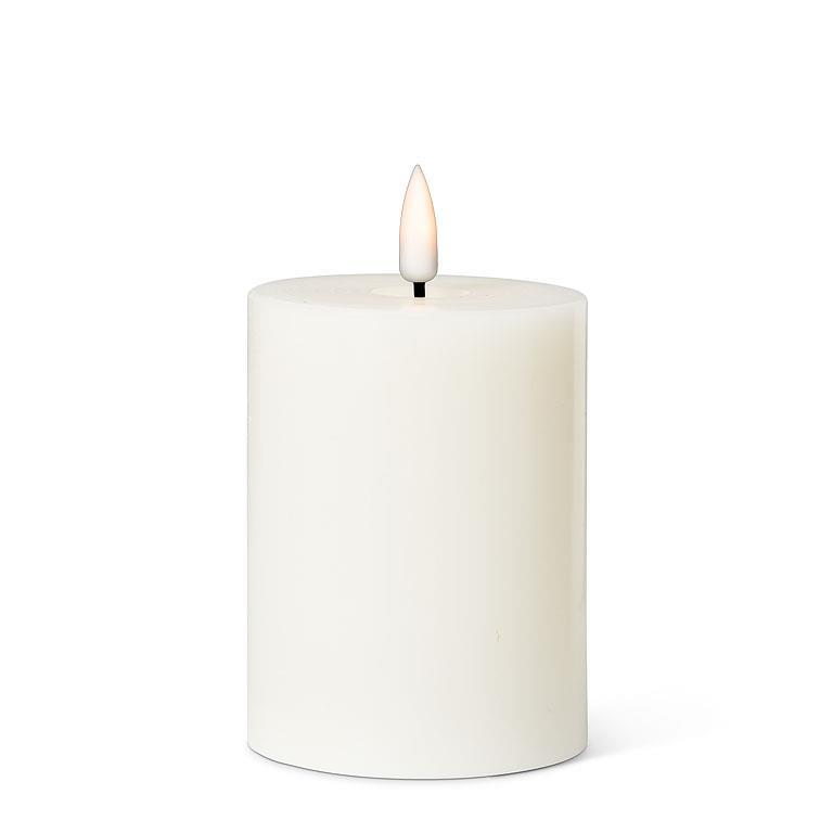Sand Flameless LED 3x4 Pillar Candle - Boutique Marie Dumas
