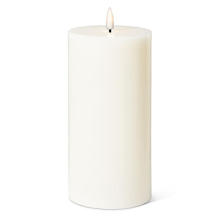Sand Flameless LED 4x8 Pillar Candle