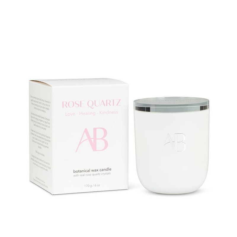 Aromabotanical Small Rose Quartz Candle