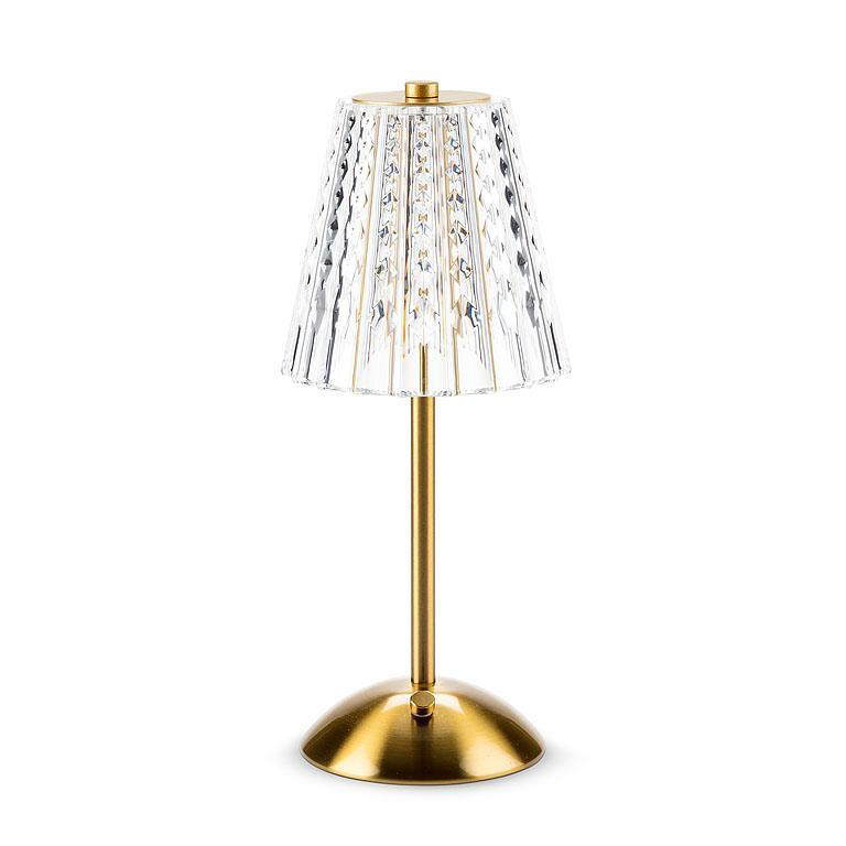 Gold Crystal Shade Lamp