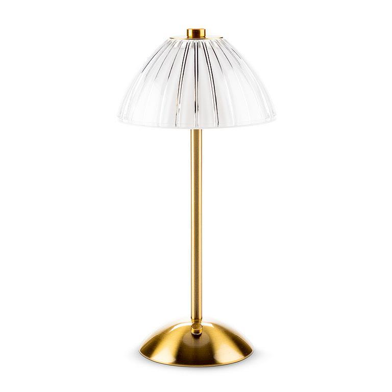 Gold White Table Lamp