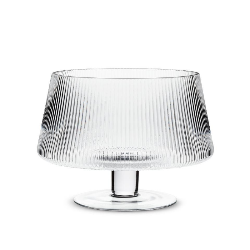 Optic Pedestal Fruit Bowl