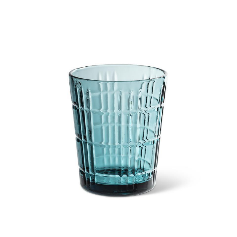 Blue Panel Facet Tumbler