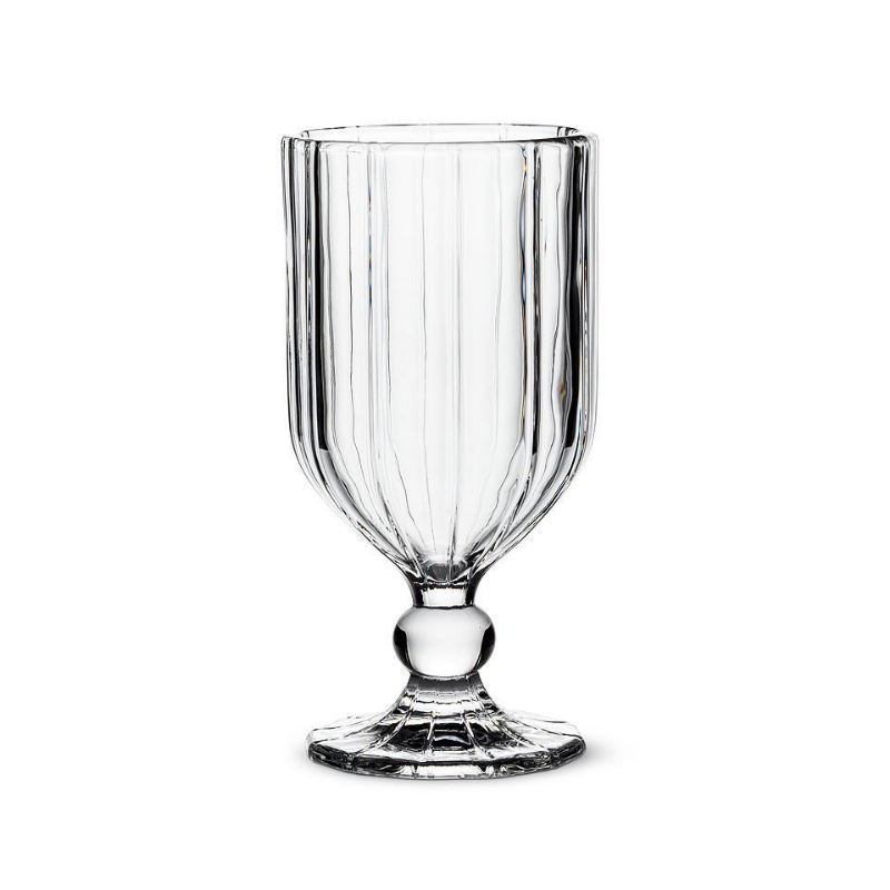 Clear Panel Goblet