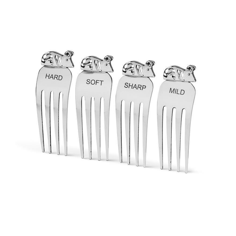 Set of 4 Mouse Cheese Markers