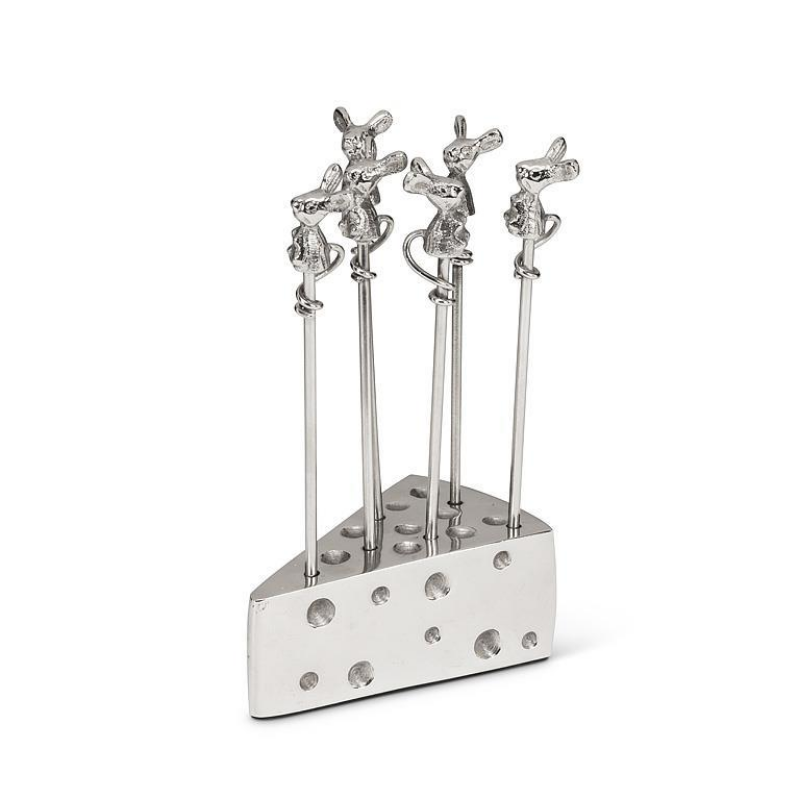 Set of 6 Mouse Picks with Holder