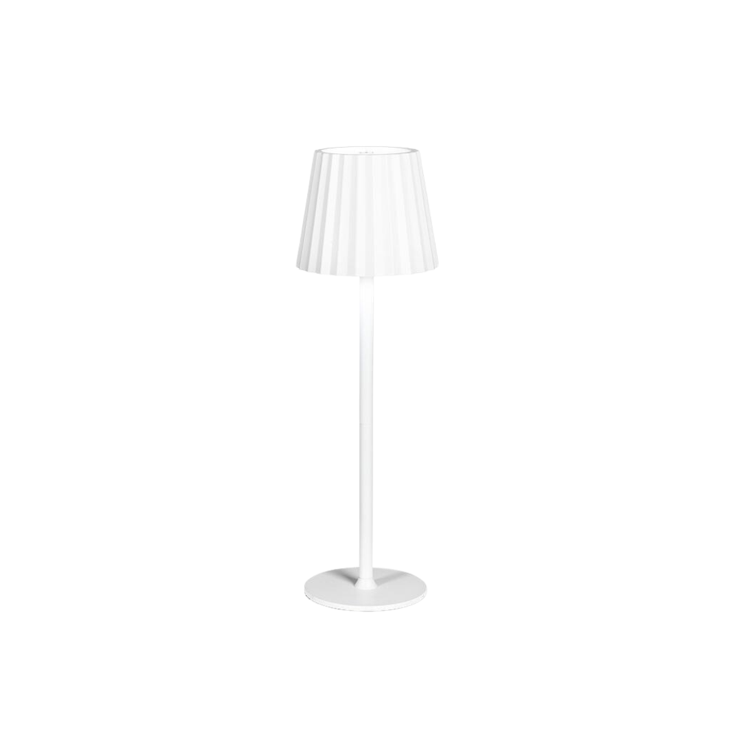 Fluted White Lamp