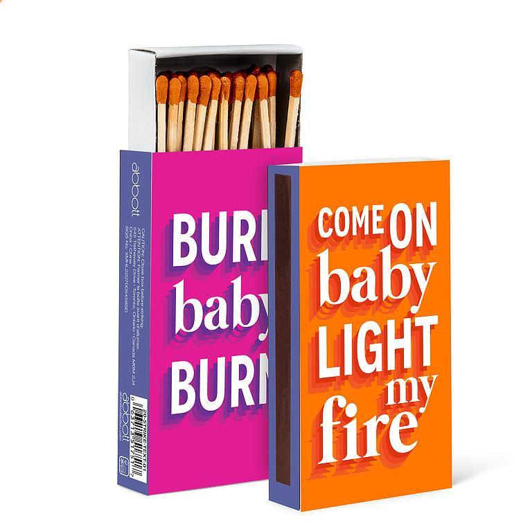 Burn Baby Burn Matchbox