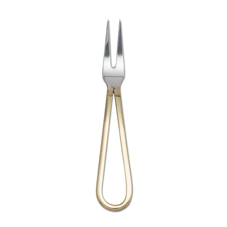 Fourchette à cocktail à manche en boucle