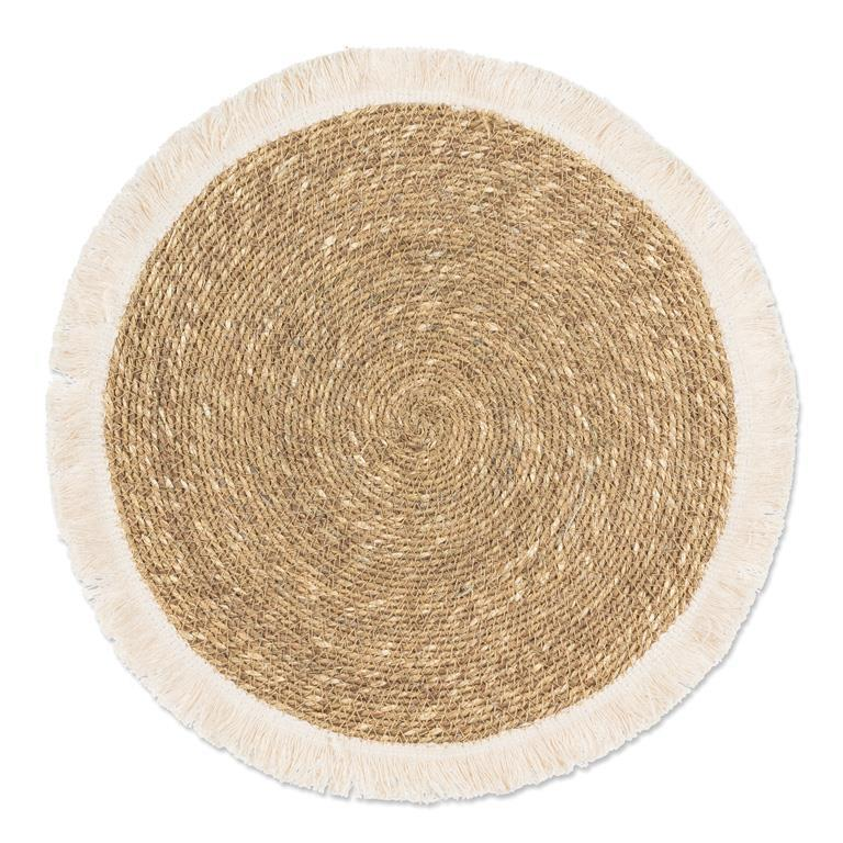 Ivory Fringed Placemat