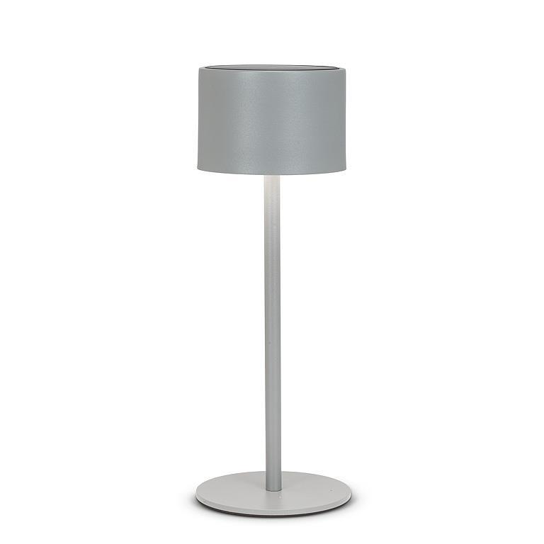Grey Solar Table Lamp