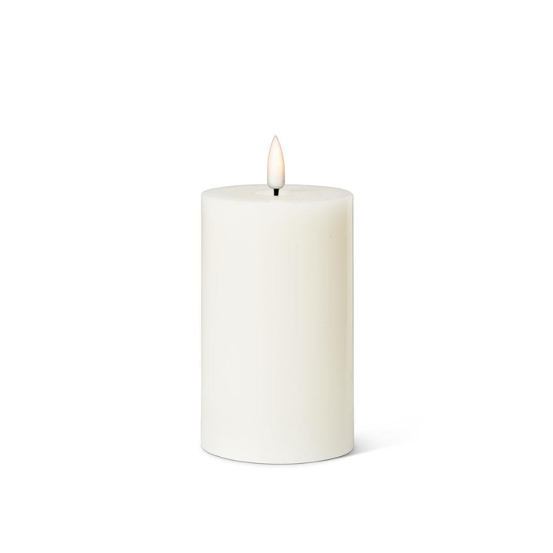Sand Flameless LED 3x5 Pillar Candle