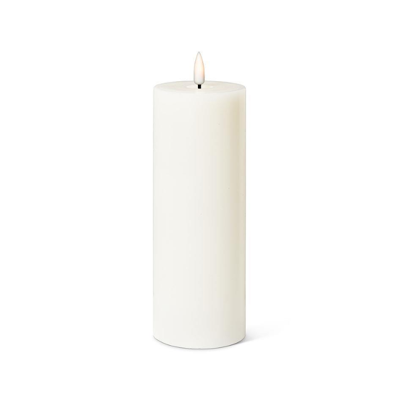 Sand Flameless LED 3x8 Pillar Candle