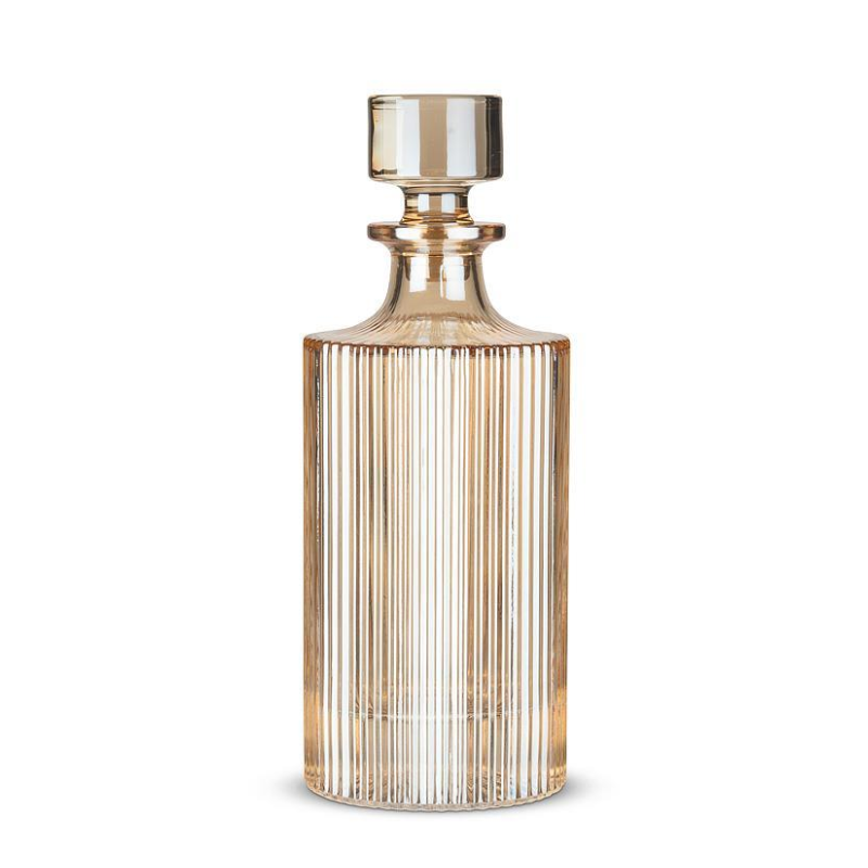 Amber Optic Decanter