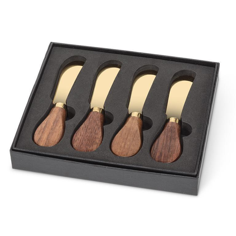Walnut Handle Pate Spreader Set