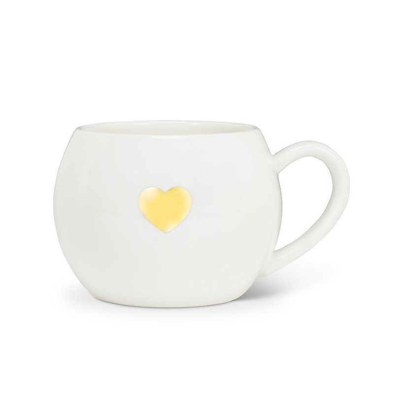 Gold Heart Mug