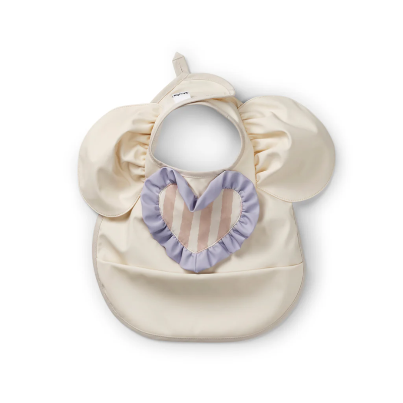 Oat White Baby Bib