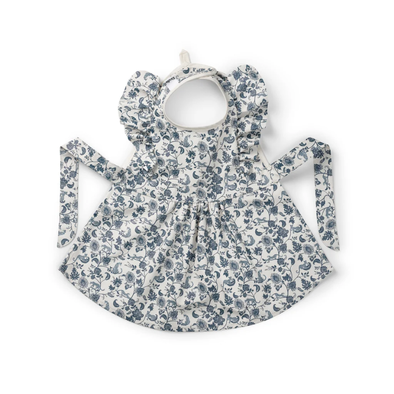 Garden Leo Toile Baby Bib