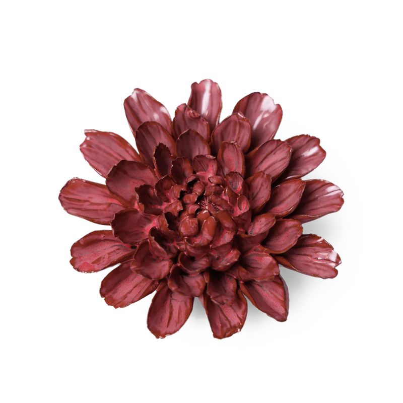 Blush Pink Star Dahlia Ceramic Flower