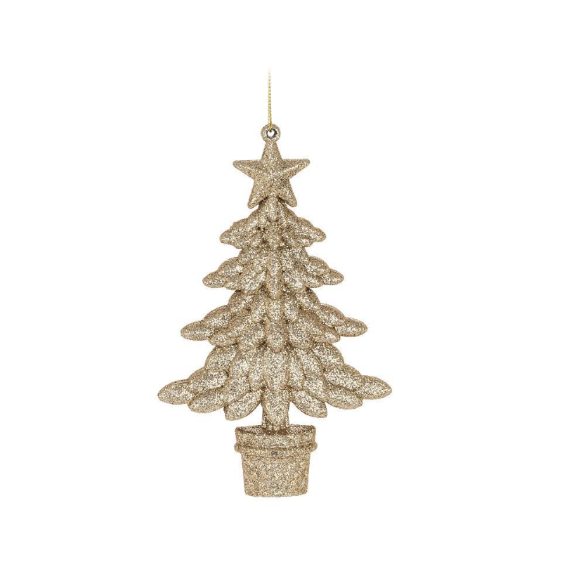 Glitter Christmas Tree Ornament