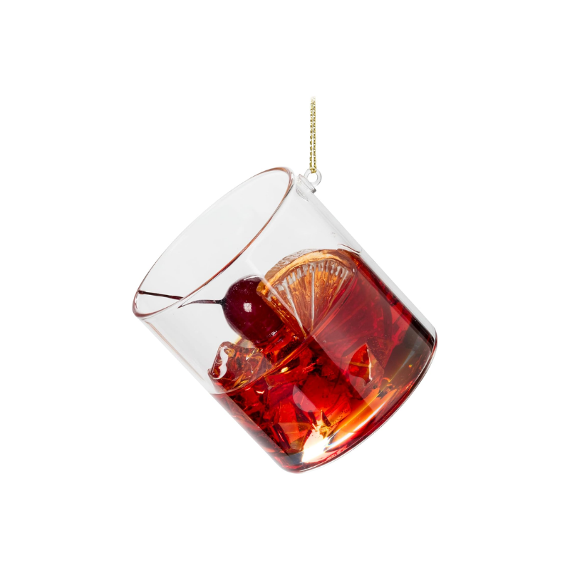 Old Fashion Cocktail Ornament