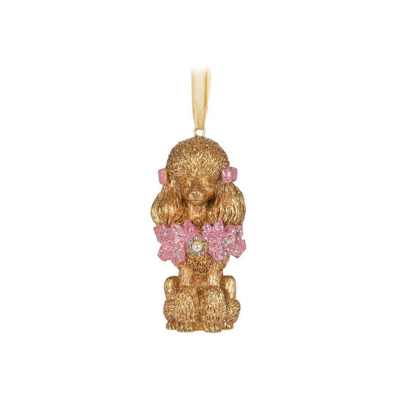 Dress Up Poodle Ornament