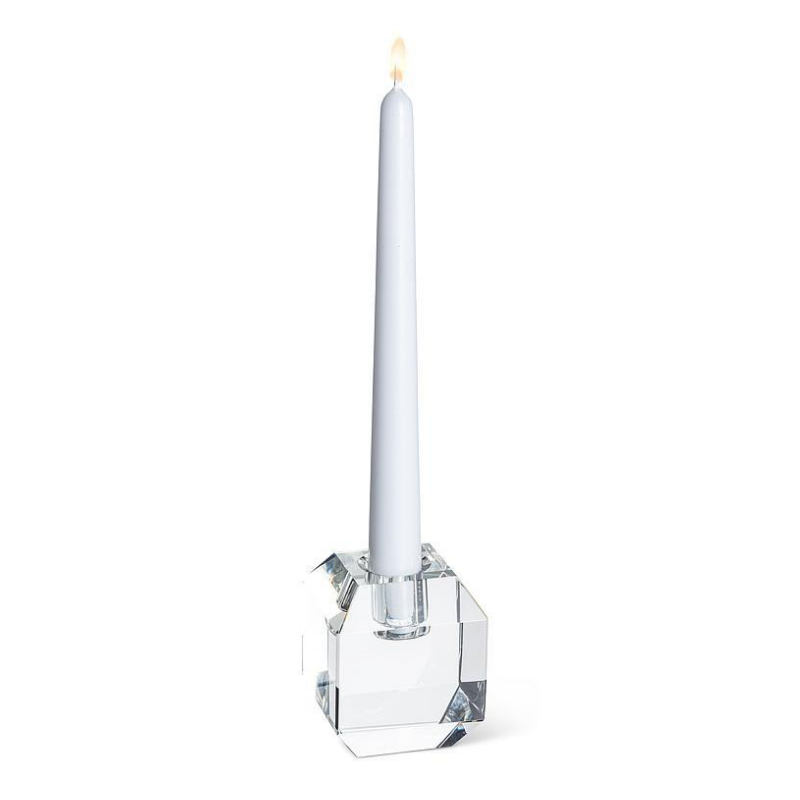 Clear Cube Cut Taper Holder