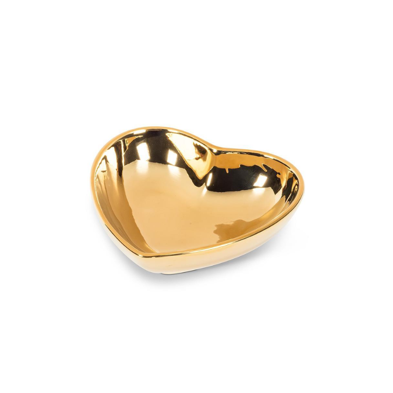 Small Gold Heart Bowl