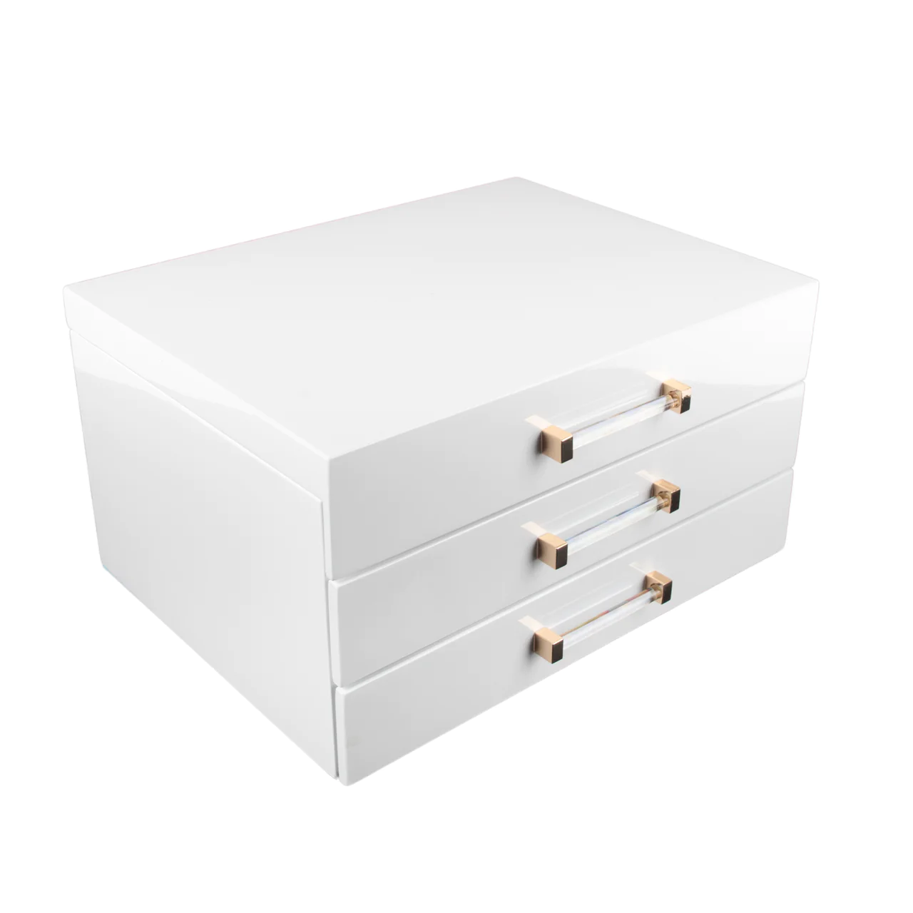 Chloe White Jewelry Box