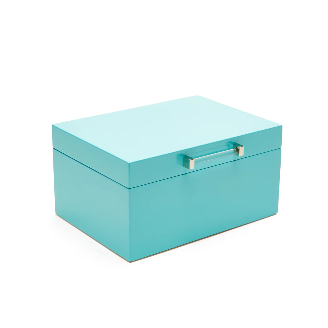 Chloe Small Blue Jewelry Box - Boutique Marie Dumas