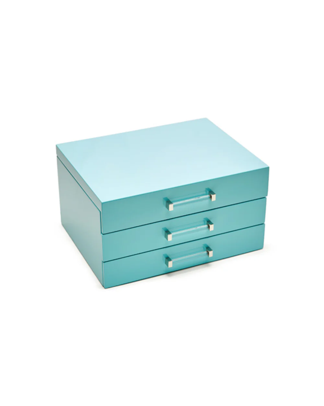Chloe Large Blue Jewelry Box