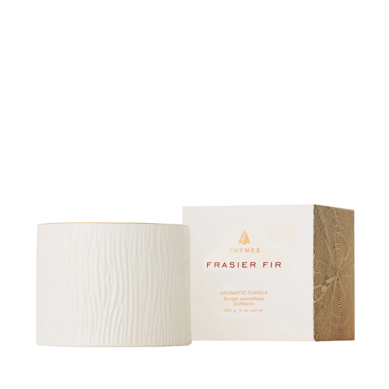 Thymes Frasier Fir Small Ceramic Candle