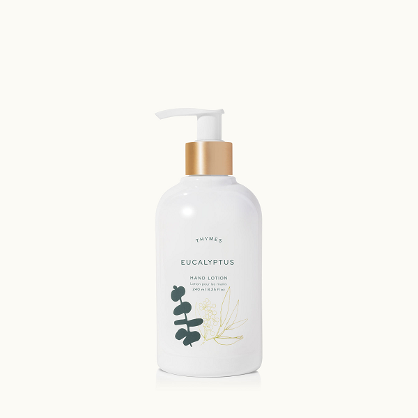 Lotion pour les mains au thym et à l'eucalyptus