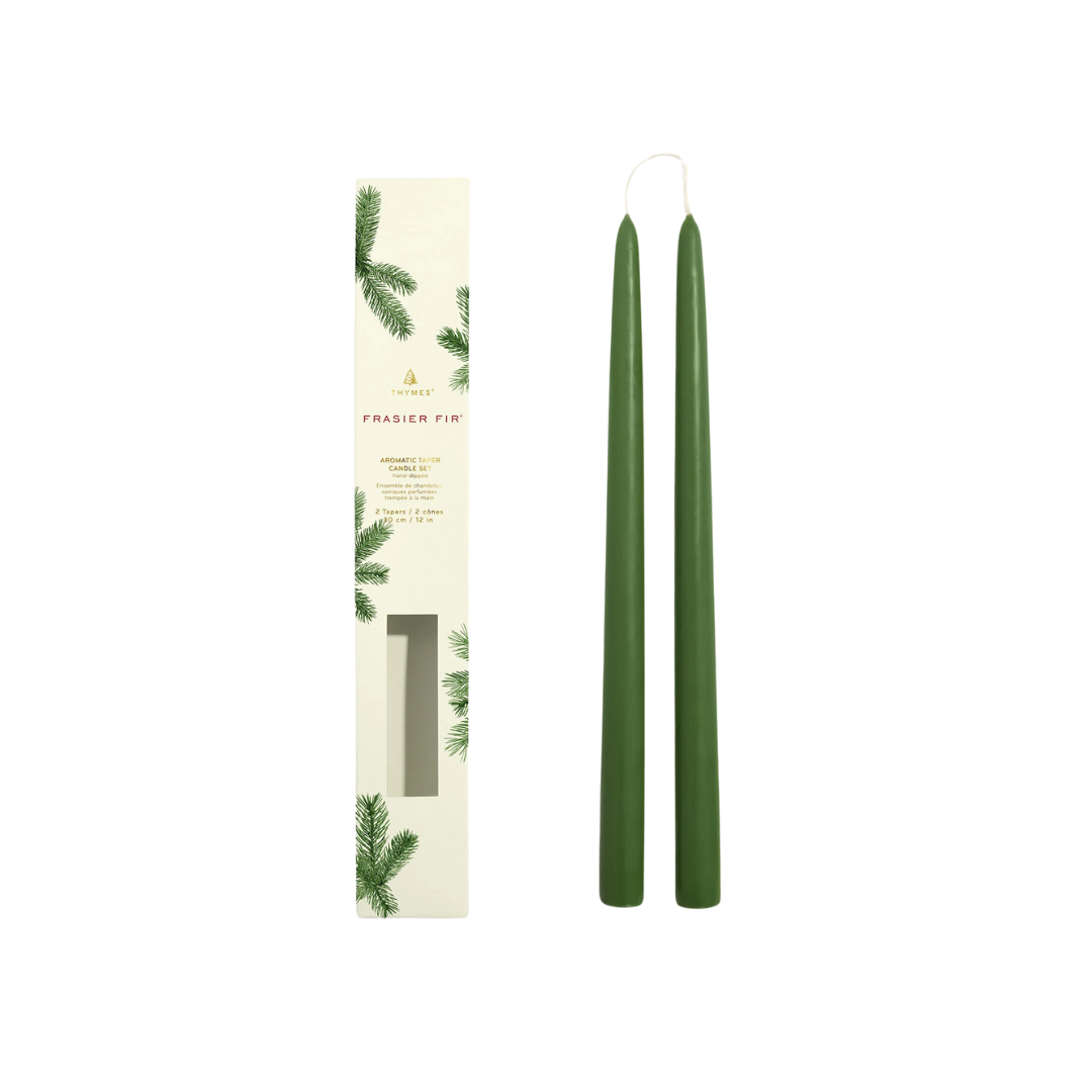 Frasier Fir Taper Candles Set of 2